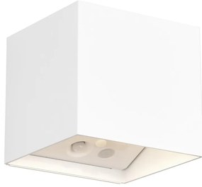 Lampa zewnętrzna ścienna LED z czujnikiem ruchu na USB (wysokość 10 cm) Genie – Trio