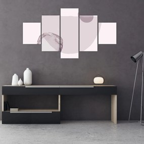Obraz - Fioletowy minimalizm N⁰2 (125x70 cm)