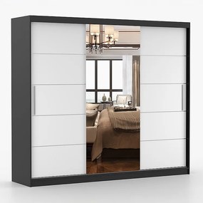 Szafa przesuwna ALBA I 250 cm + lustro