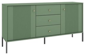 Komoda LUE zielona/czarna