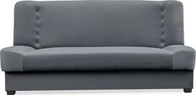 Sofa z Funkcją Spania PIANO Rozkładana Wersalka Dwuosobowa Szara Nowoczesna do Salonu