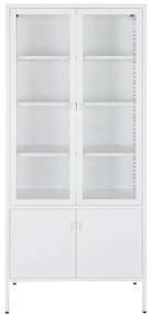 Biała metalowa witryna 80x180 cm Brisbane – House Nordic