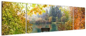 Obraz stawu (170x50 cm)