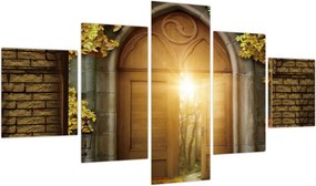 Obraz - Brama w lesie (125x70 cm)