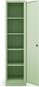 Metalowa szafa aktowa Alex Fresh Style 45x40x185 cm pastelowy zielony