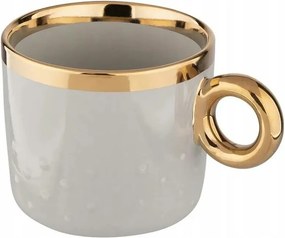 Altom Kubek porcelanowy Palazzo dots 350 ml, szałwiowy