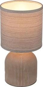 Brilo - Lampka stołowa INO 1xE14/10W/230V brązowa