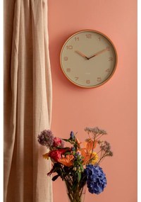 Karlsson 6013OR designerski zegar ściennypomarańczowy, średnica  40 cm
