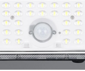 Zewnętrzna solarna lampa ścienna LED z timerem (wysokość 19 cm) Acora – Trio