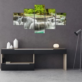 Obraz wodospadów (125x70 cm)
