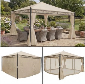 Pergola Calpe I,  kremowy 4x4m