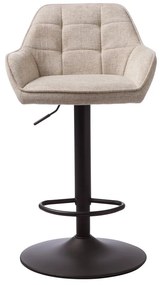 Beżowy hoker z regulowaną wysokością Nolan – Unique Furniture