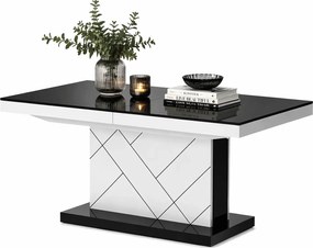 Rozkładana czarny + biały - D4-G46