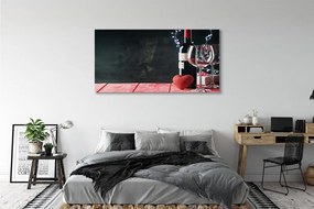 Zdjęcie na płótnie Serce w Blasku Lampek