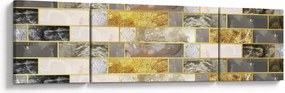 Obraz - Dekoracje z teksturami (170x50 cm)