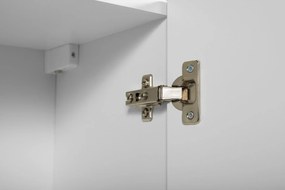 Szafka łazienkowa LOV 33 cm szaro-zielony półmat wysoka  KROFAM