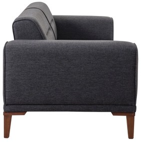 Antracytowa rozkładana sofa 223 cm Liones – Artie