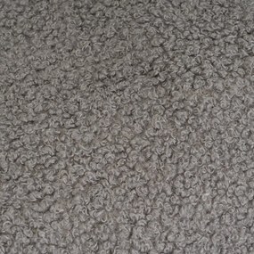 Szary koc z materiału sherpa 130x160 cm Sherpa Bouclé – Casa Selección