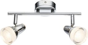 Globo 56134-2 - LED spot ALASKA 2xLED/4W/230V chrom błyszczący