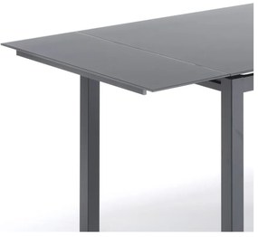 Rozkładany stół ze szklanym blatem 80x140 cm New Daily – Tomasucci