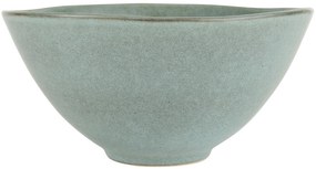 Niebieska duża kamionkowa misa LIGHT BLUE DUNES
