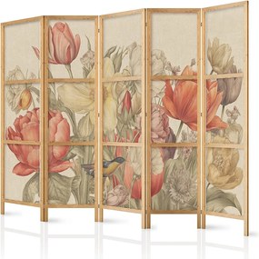Parawan japoński Artgeist Kwiaty 225 x 172 cm 1 szt