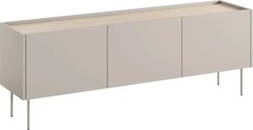 Szafka RTV Desin 170 cm z metalowymi nogami - kaszmir / dąb nagano