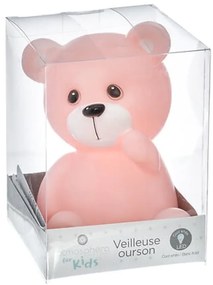 LED dziecięca lampka nocna TEDDY 10x13,5 cm - różne kolory Kolor: Różowy