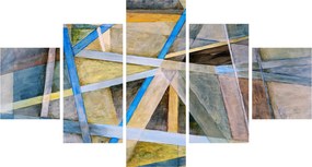 Obraz - Abstrakcja (125x70 cm)