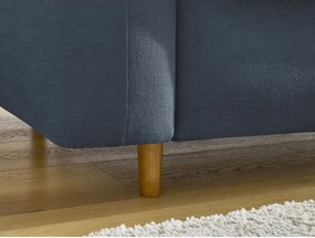 Ciemnoniebieska sofa do spania/rozkładana 220 cm Cocoone – Bobochic Paris