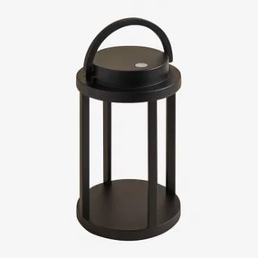 Bezprzewodowa Lampa Stołowa Led Na Zewnątrz Z Aluminium Arelvy Czarna - Sklum