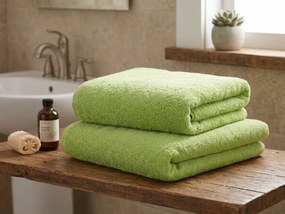 Ręcznik kąpielowy NORIELLE 70x140 cm zielony, 100% bawełna