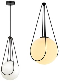 LAMPA SUFITOWA WISZĄCA APP1792-1CP 20cm Czarna
