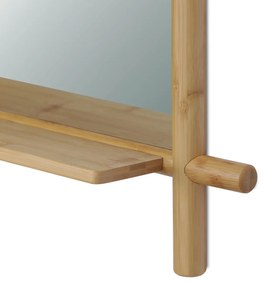 Lustro ścienne B027 NAT, bambus