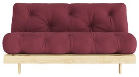 Czerwona rozkładana sofa 160 cm Roots – Karup Design