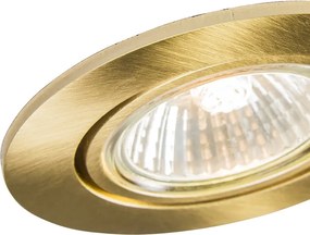 Inteligentny reflektor wpuszczany, złoty, z możliwością przechylania, z Wifi GU10 - Cisco