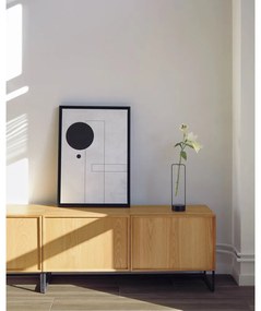 Szafka pod TV w dekorze dębu w naturalnym kolorze 112x51x42 cm Taiana – Kave Home