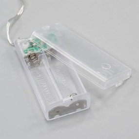 Zestaw 4 przewodów świetlnych 40 LED, ciepła biel