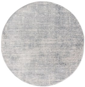Dywan nowoczesny Stella srebrny koło 120 cm x 120 cm