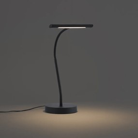 Lampa stołowa Art Deco czarna z LED - Tableau