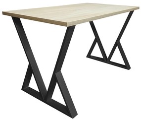 Stół 70/120/28 Loft V podstawa metalowa do salonu kuchni