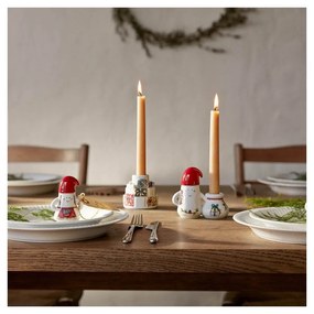 Ceramiczny świecznik ze świątecznym motywem Hammershøi Christmas Father Elf – Kähler Design