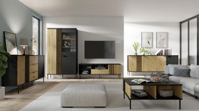 Komoda MERIDIAN 165,1 cm do Salonu Sypialni Dąb