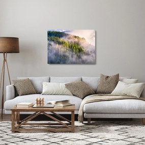 Obraz na szkle górskiego krajobrazu (70x50 cm)