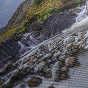 Obraz płynącej wody (170x50 cm)