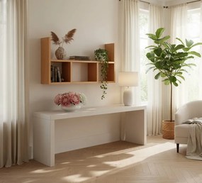 Minimalistyczna półka ścienna w kolorze olcha K4-G32