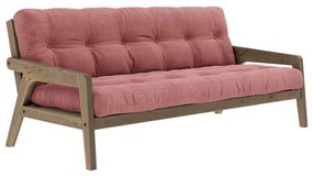 Różowa rozkładana sofa 190 cm Grab Carob – Karup Design