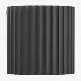 Barein Zewnętrzny Kinkiet Led Z Aluminium Czarna - Sklum