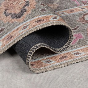 Jasnozielony dywan odpowiedni do prania 190x290 cm Una Floral – Flair Rugs