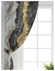 Czarno-złote zasłony zestaw 2 szt. 140x260 cm – Mila Home
